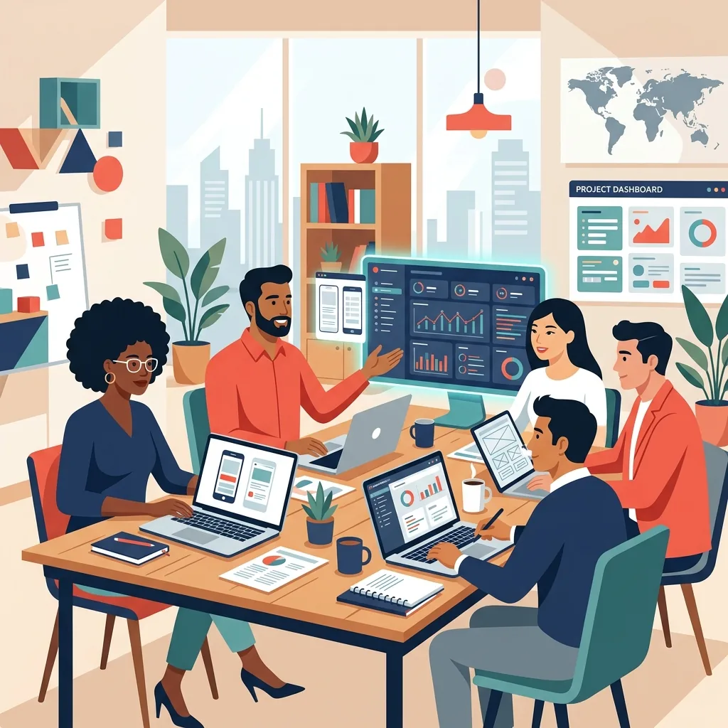 Digimart team at work
